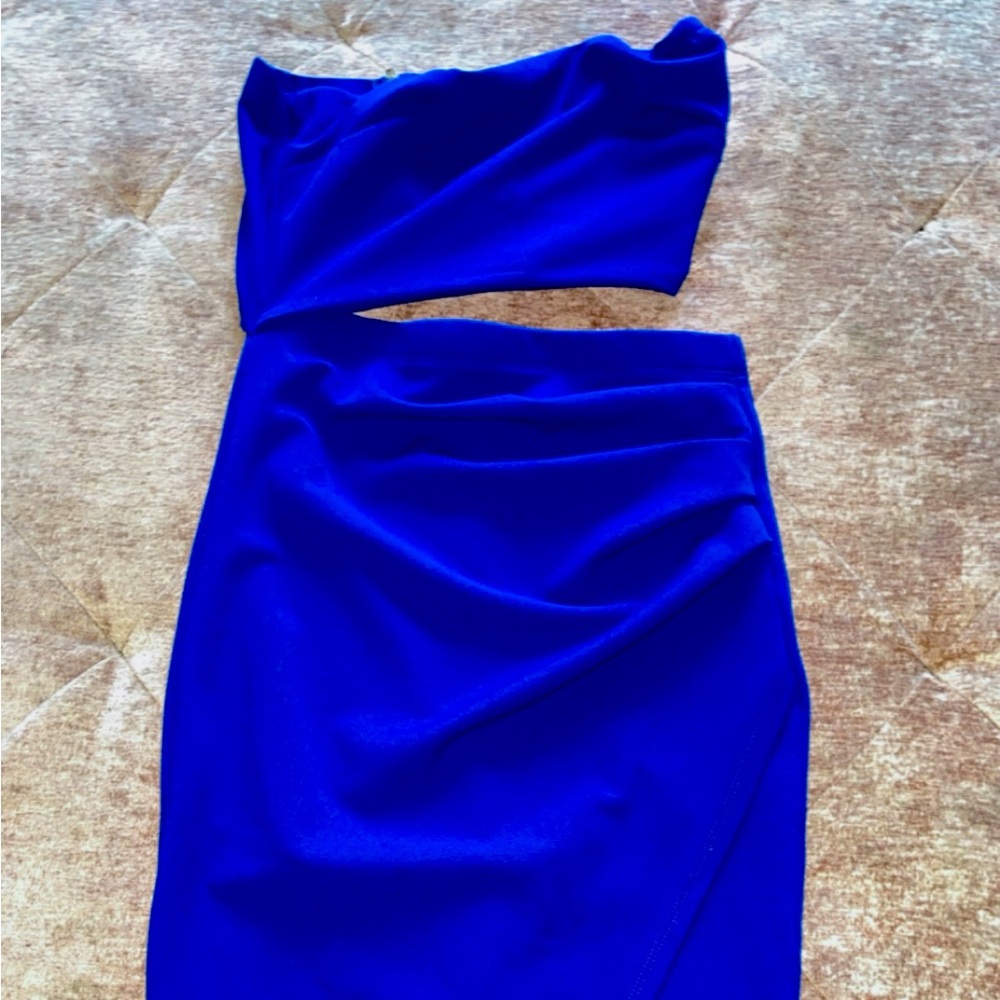 Royal blue dress